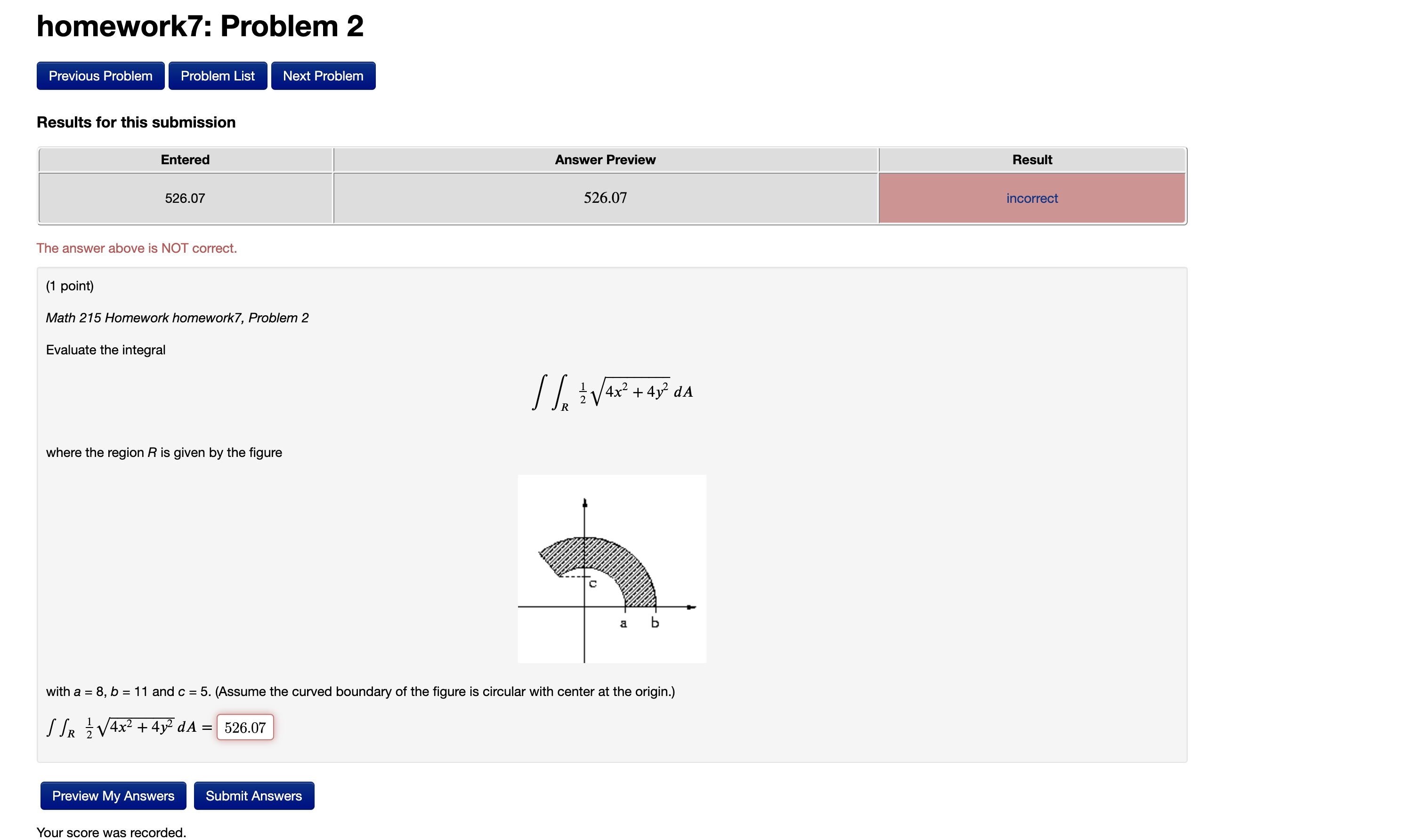  homework7: Problem 2 Previous Problem Problem List Next Problem Results for