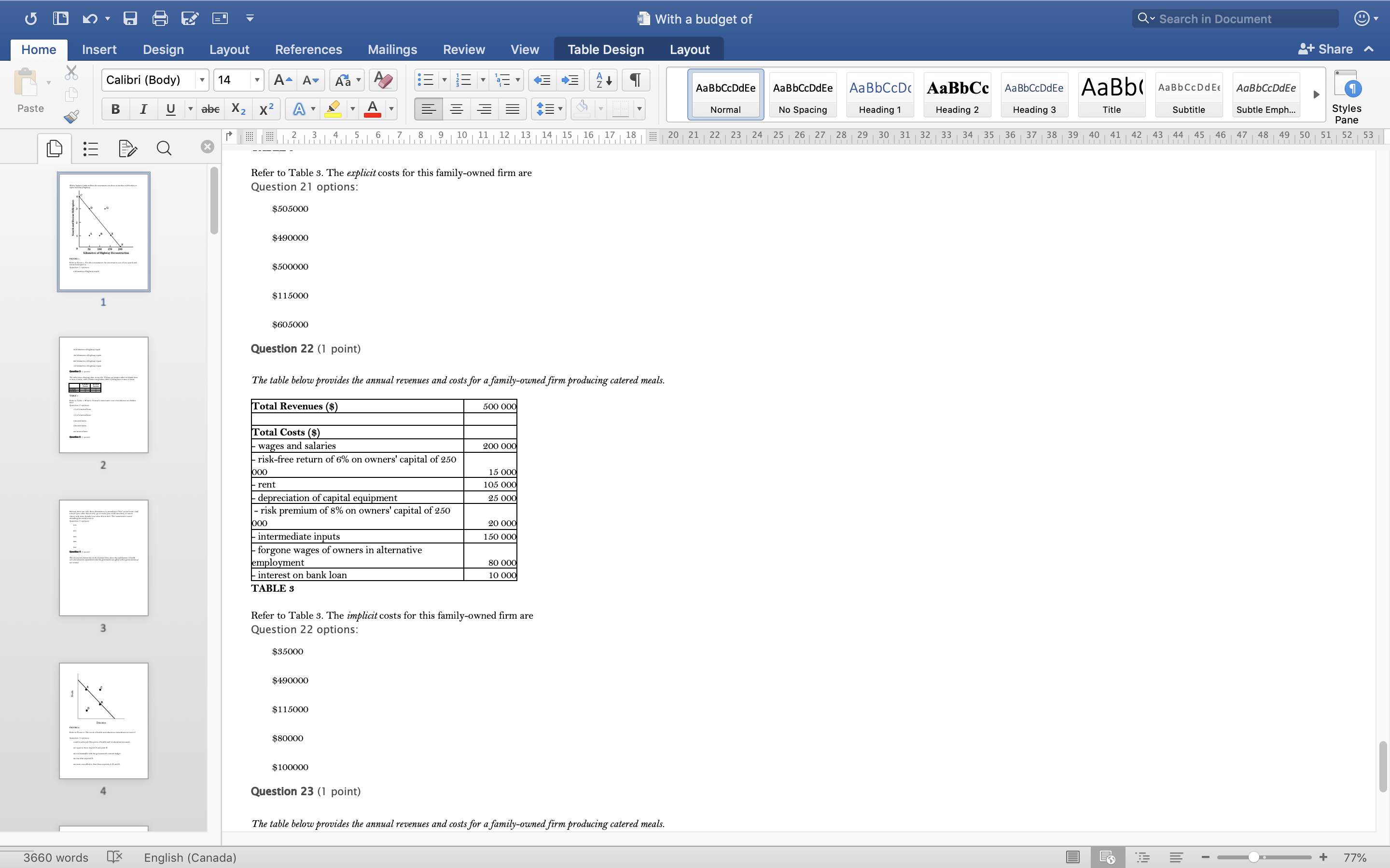 care and education expenditures that the government can afford with a given