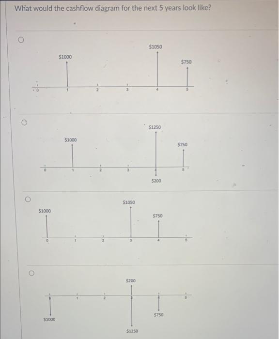money. You expect to save $1000 in Year 1, $1250 in Year