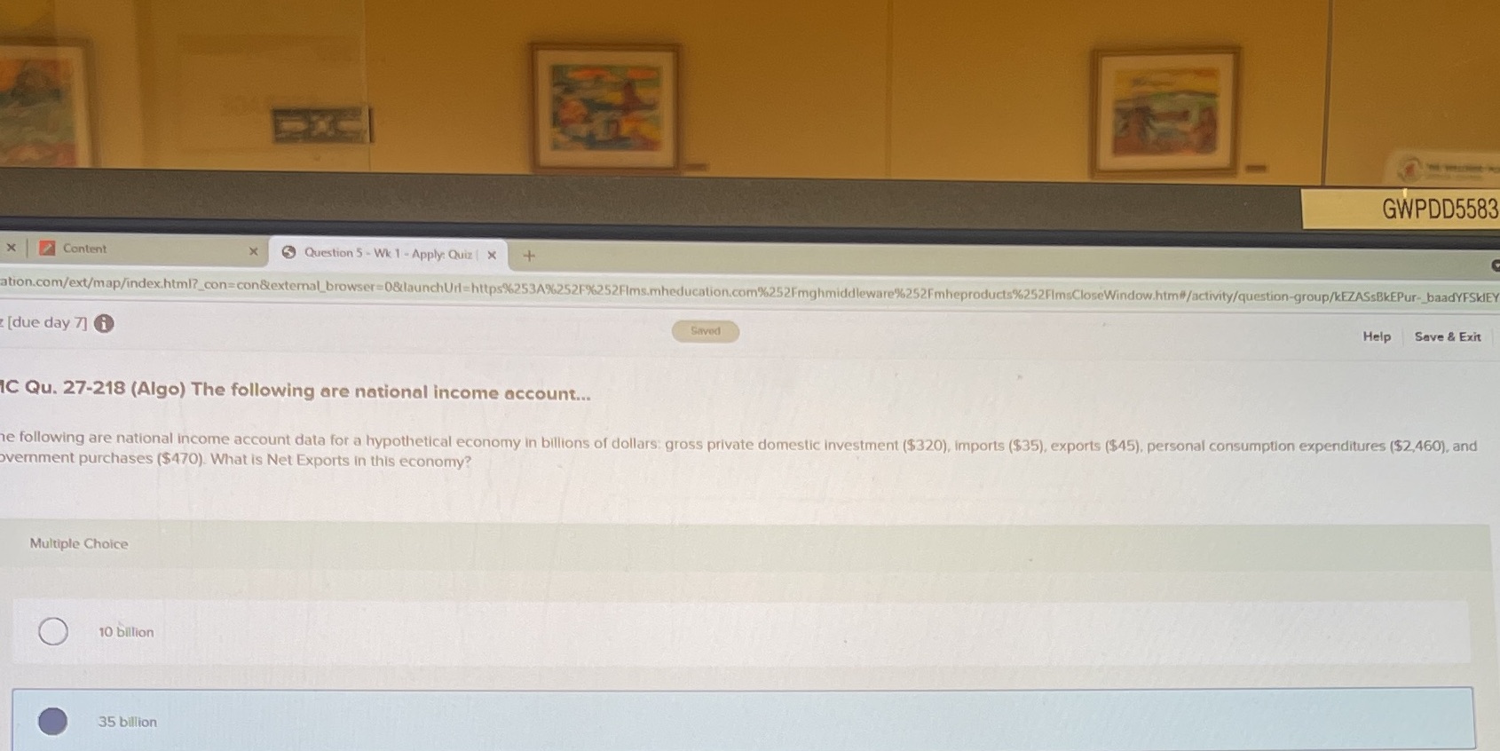 GWPDD5583 X Content X Question 5 - Wk 1 - Apply: