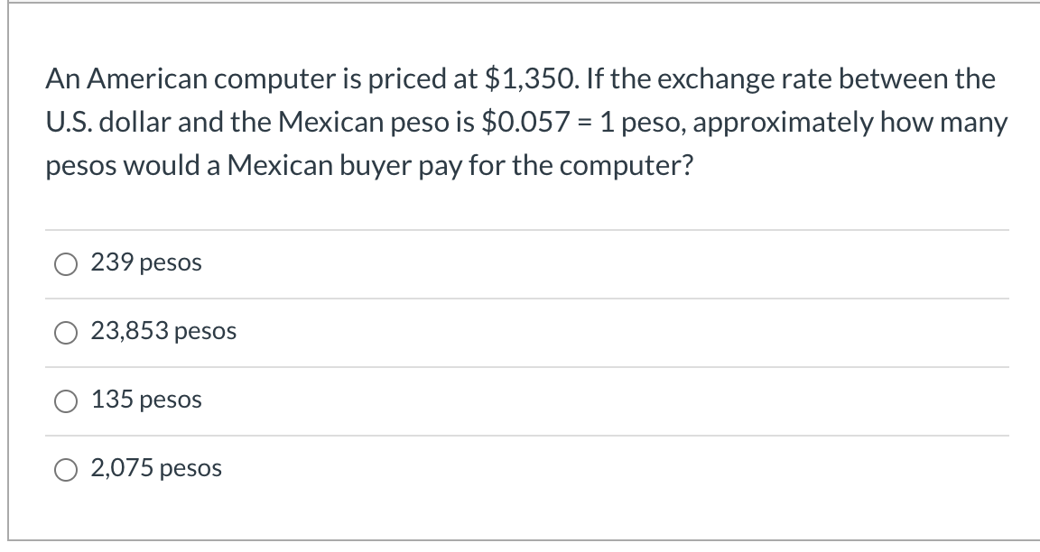 Hello, need help solving this problem An American computer is priced at