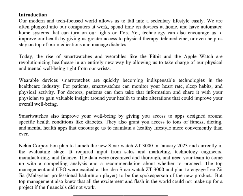  Introduction Our modern and tech-focused world allows us to fall into