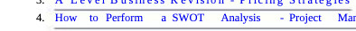 . How to Perform a SWOT Analysis - Project