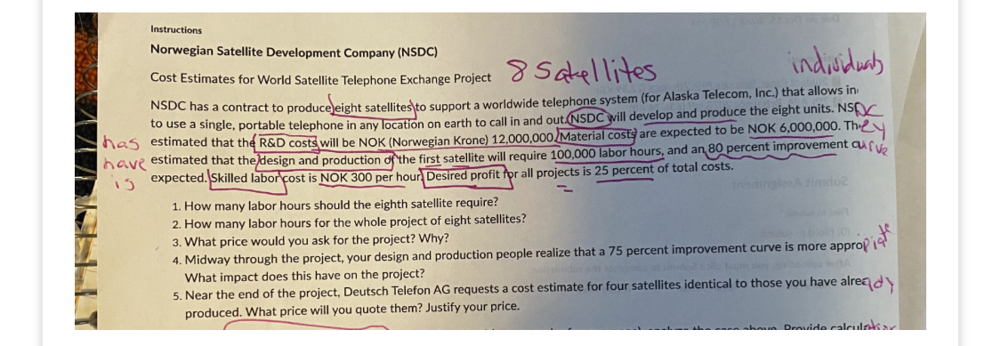 Analyze the above case, provide calculations in an appendix, and the analysis