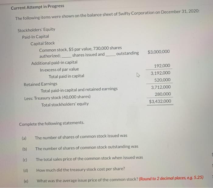  Current Attempt in Progress The following items were shown on the