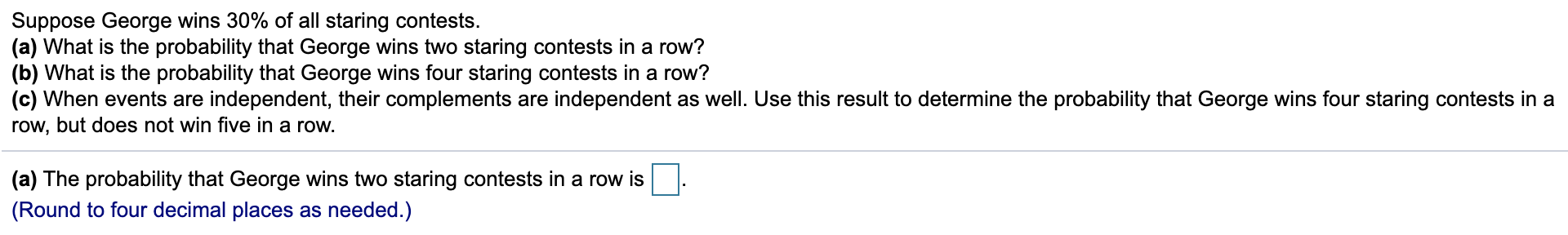15 to 54 years old. Use the data to complete parts (a)