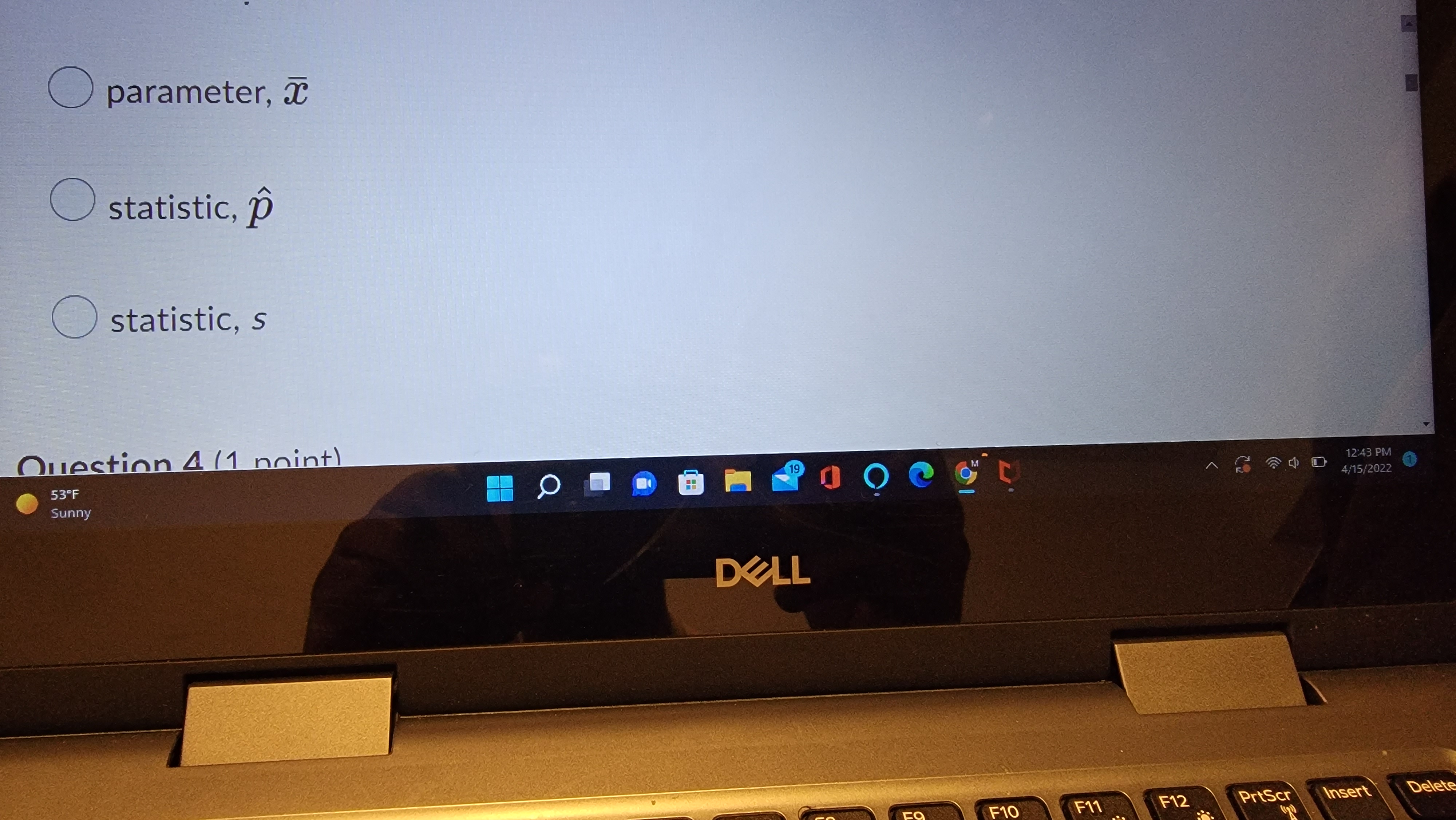 F10 F11 F12 PrtScr InsertQuestion 2 (1 point) Identify the following as