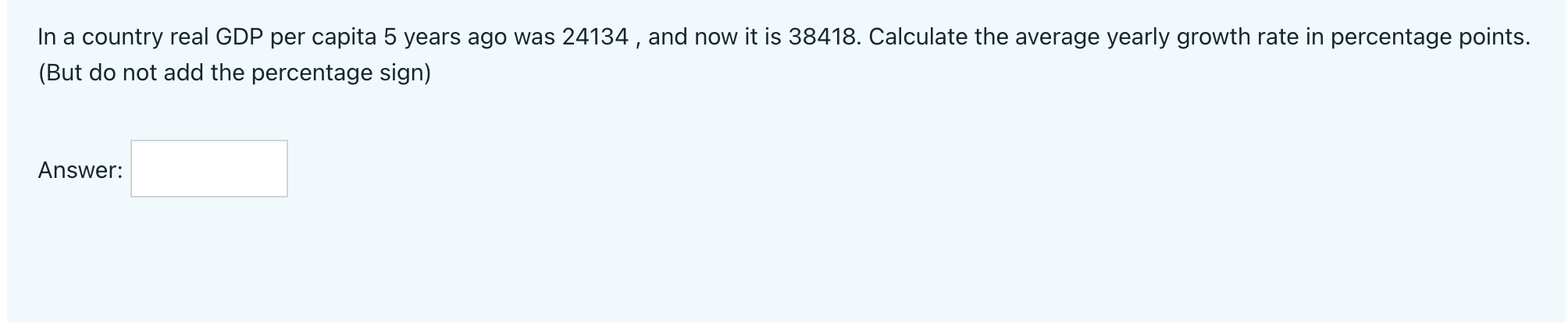 Please answer without showing the working as I just need to make