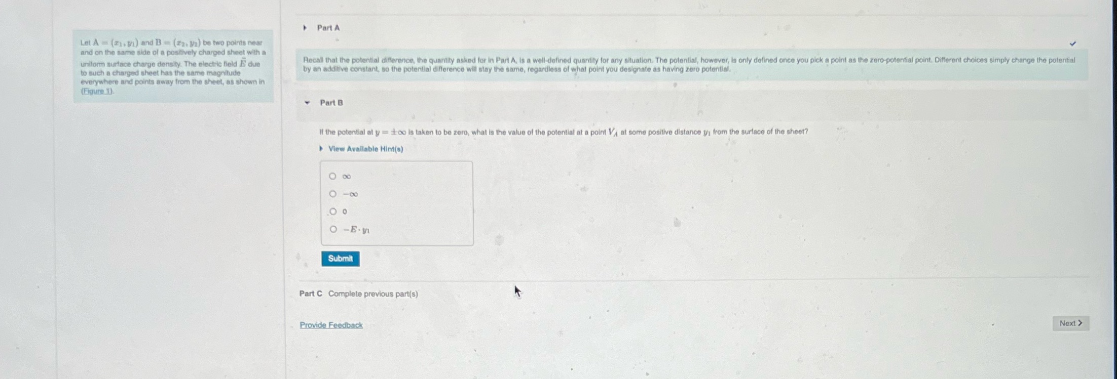  Part A Let A - (21. 8/1) and B = (2,