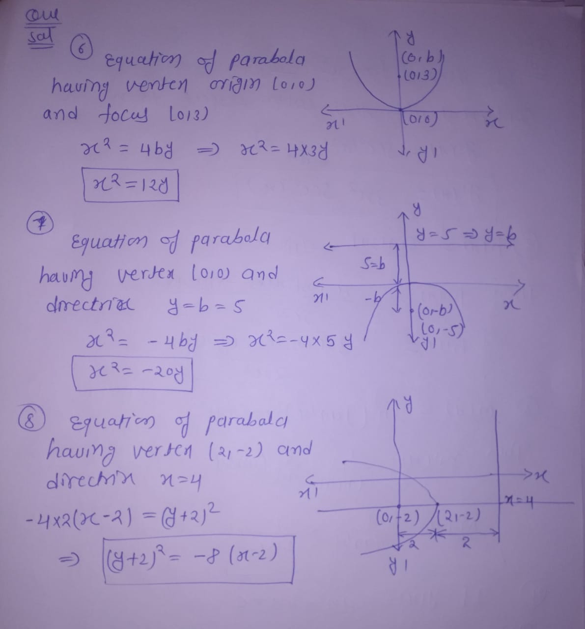 can u recheck and SPECIFY WHICH IS STANDARD AND GENERAL EQUATION OF
