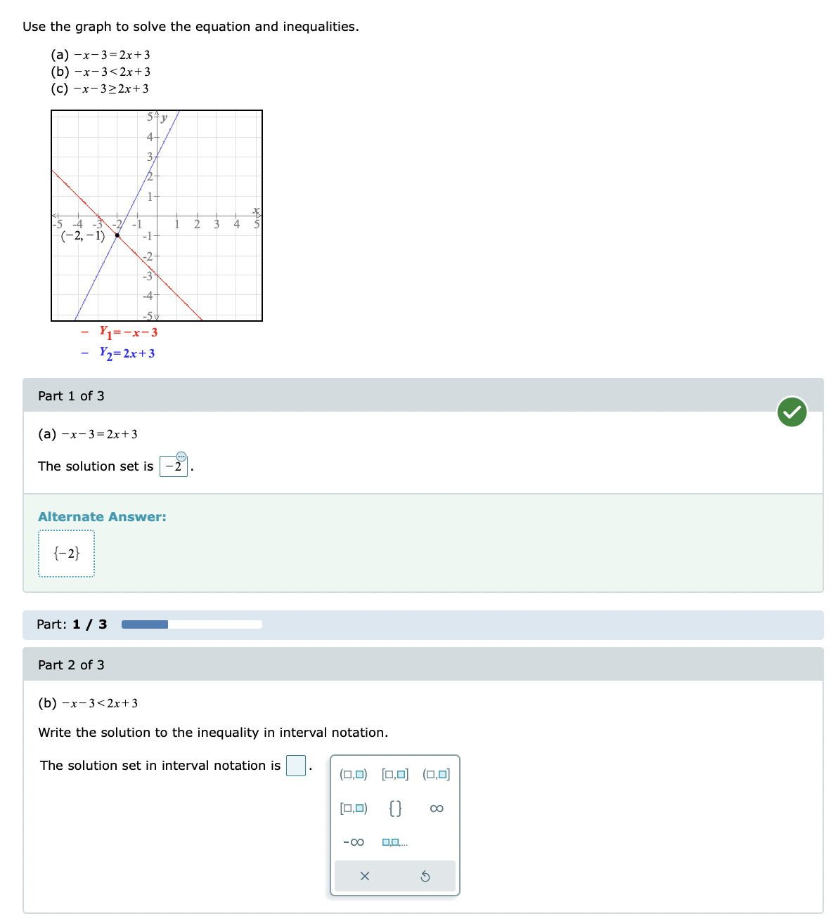 form, and determine the slope and y-intercept. (b) Graph the equation using