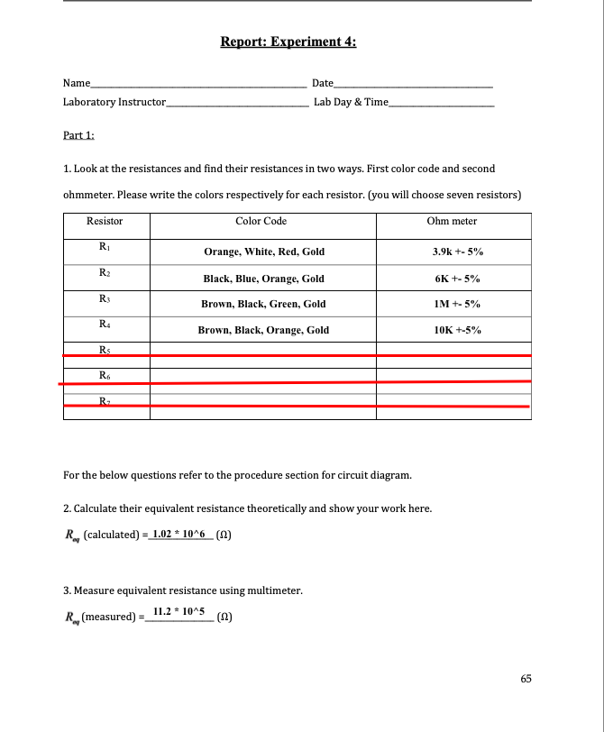 Resistance and Electric Circuits As you work through this assignment you will: