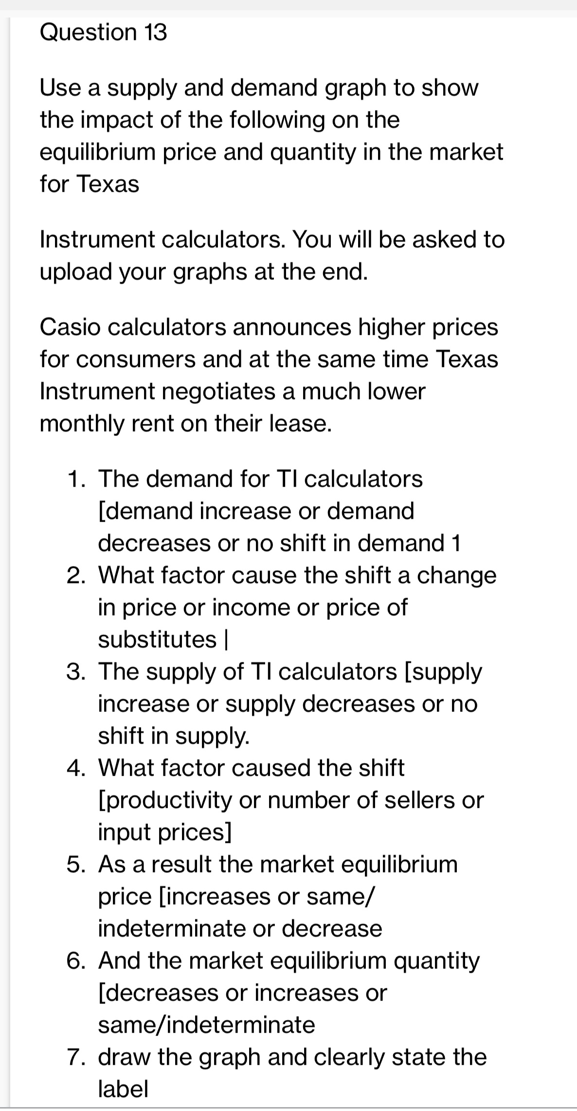Help me with the correct answer and draw the graph with label