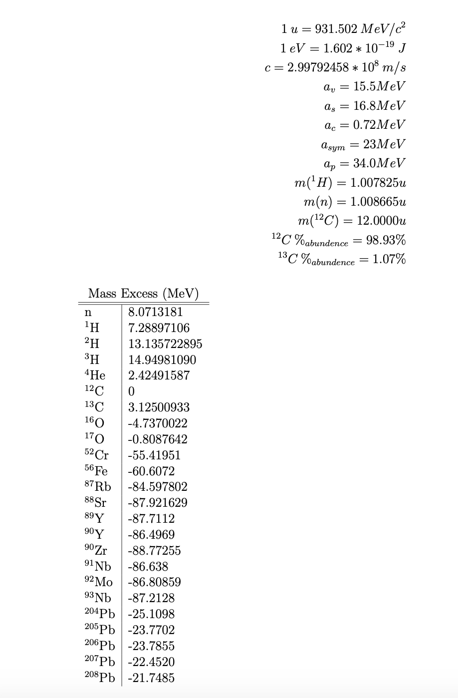 (:[13 points] consider the equation from question 1 56Fe + a >52