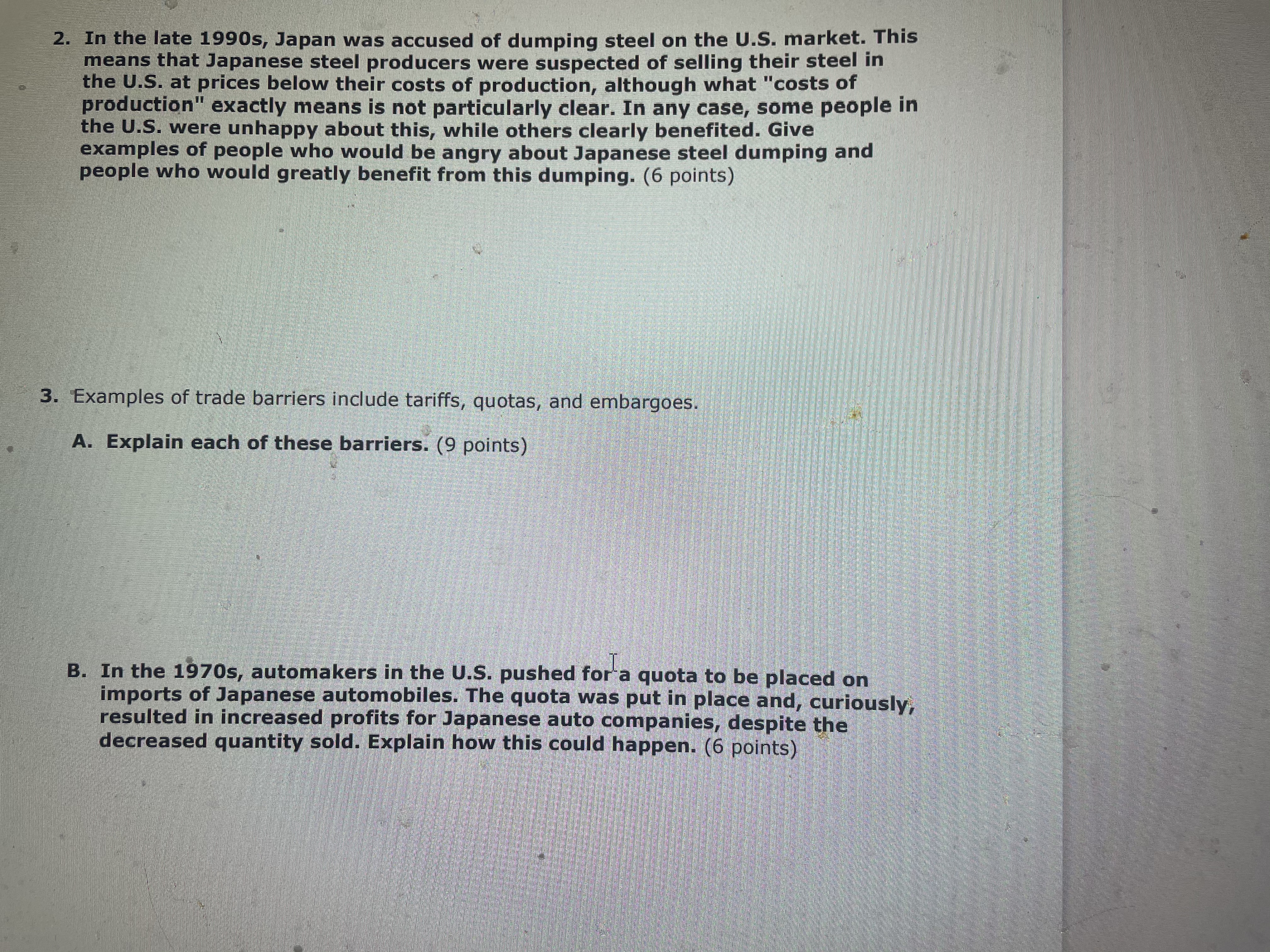 print clearly) 3. Pete, a resident of the U.S., purchases 1,000 cases