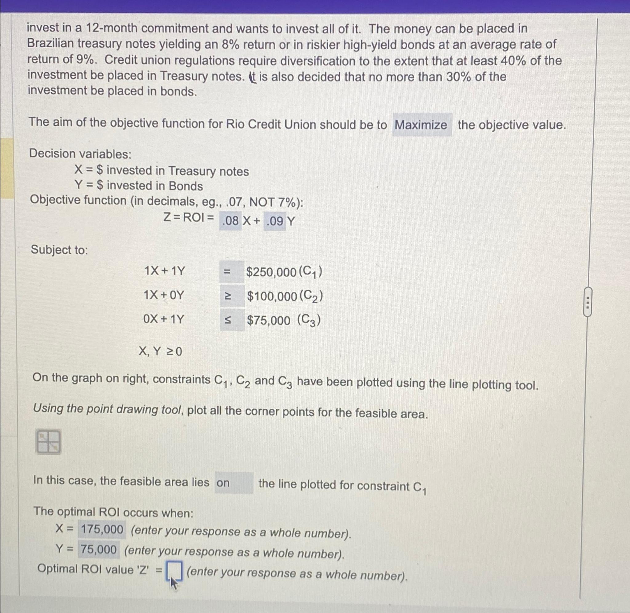  invest in a 12-month commitment and wants to invest all of