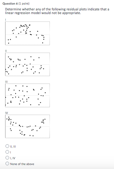 How would I answer this? Question 6 (1 point] Determine whether any