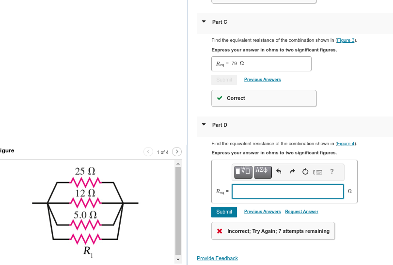 79 0, Rs = 17 0, R = 77 0, Ry =