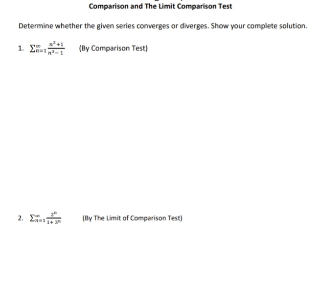 Solve legibly. Provide clean and clear readable handwritten solutions. Minimize erasures. Follow