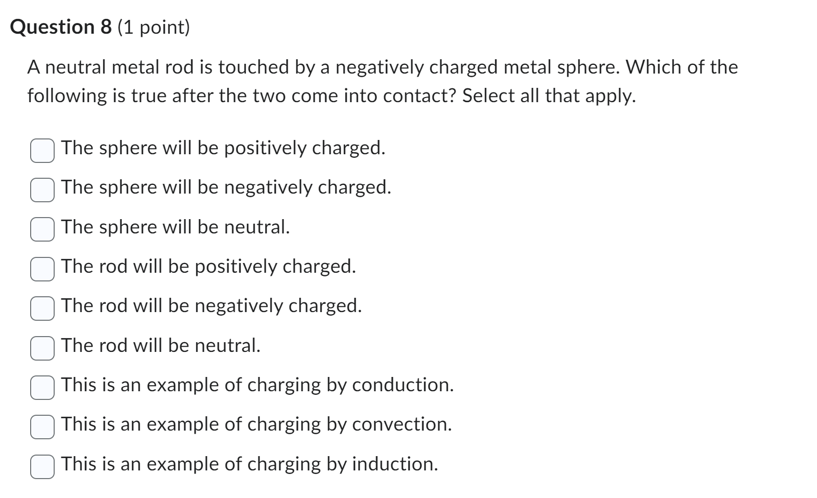 is F. If the distance between the two particles is reduced by