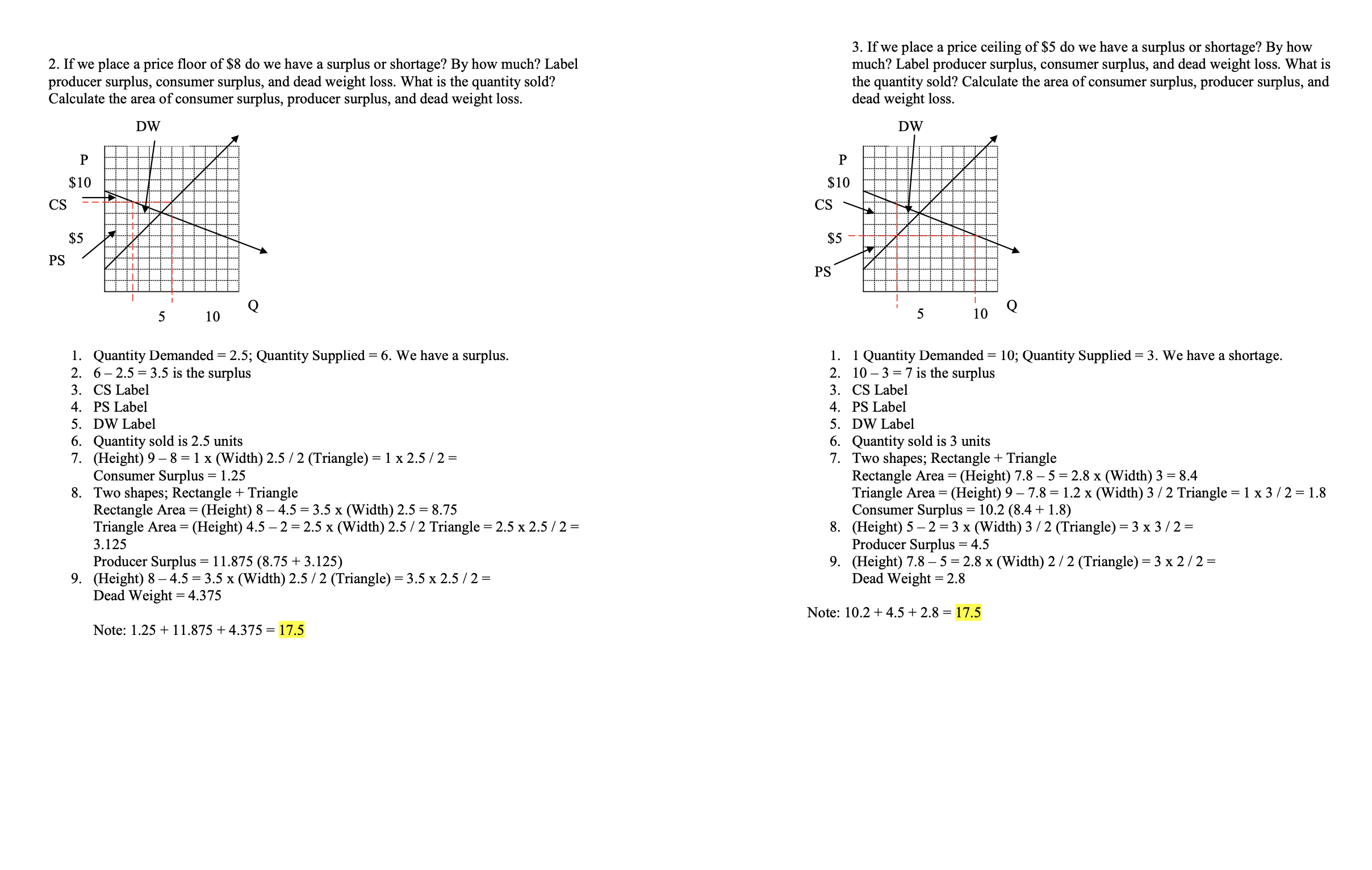 producer surplus. P $12 $8 $4 10 20 30 Q 2. If