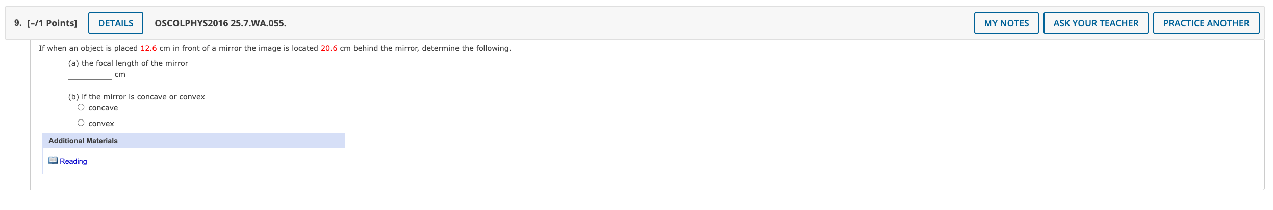 places.) red violet (b) Determine the distance separating the red and violet