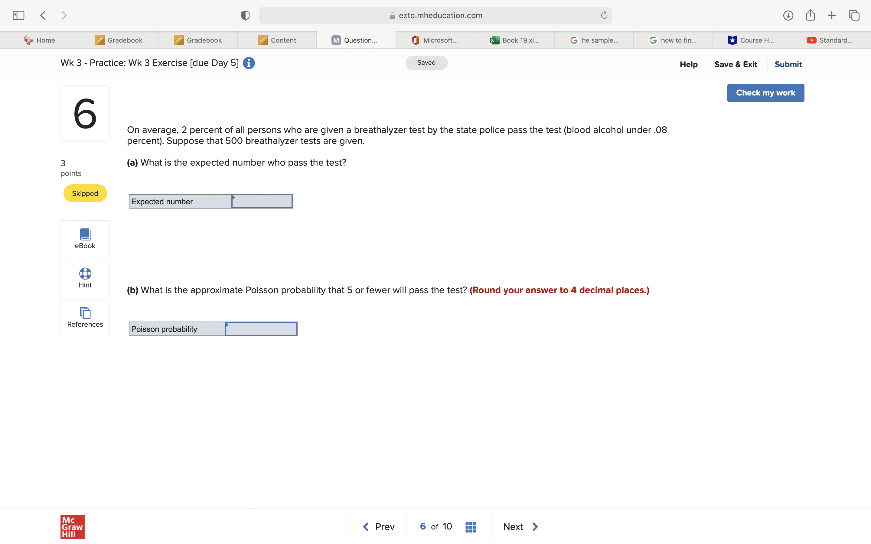 ED I) eztomheducationcom C (9 1 + la '3- Home Gradebook