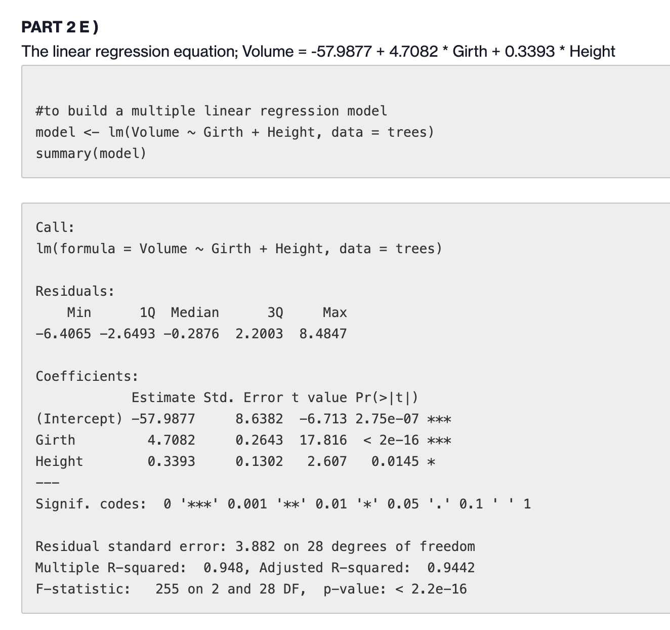 full question, and under it i provided the equation from 2e that