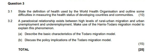 please help with the following Question 3 3.1 State the definition of