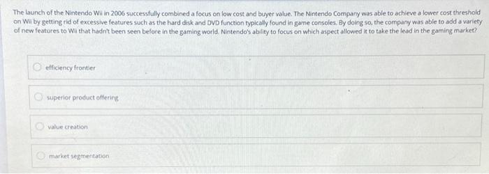 The CEO is interested in seeing the factors that the industry competes