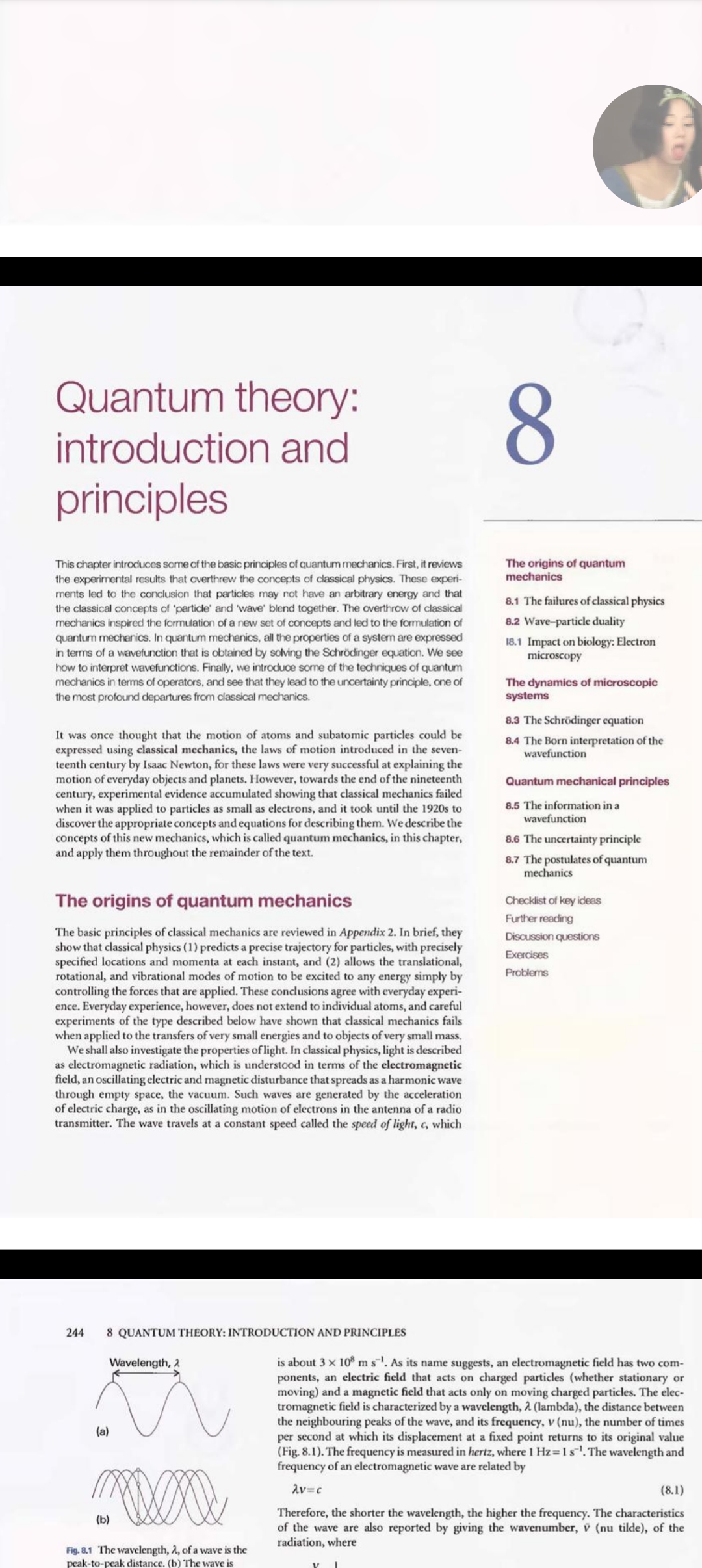 Explain how the principles of quantum mechanics are able address the issues.The