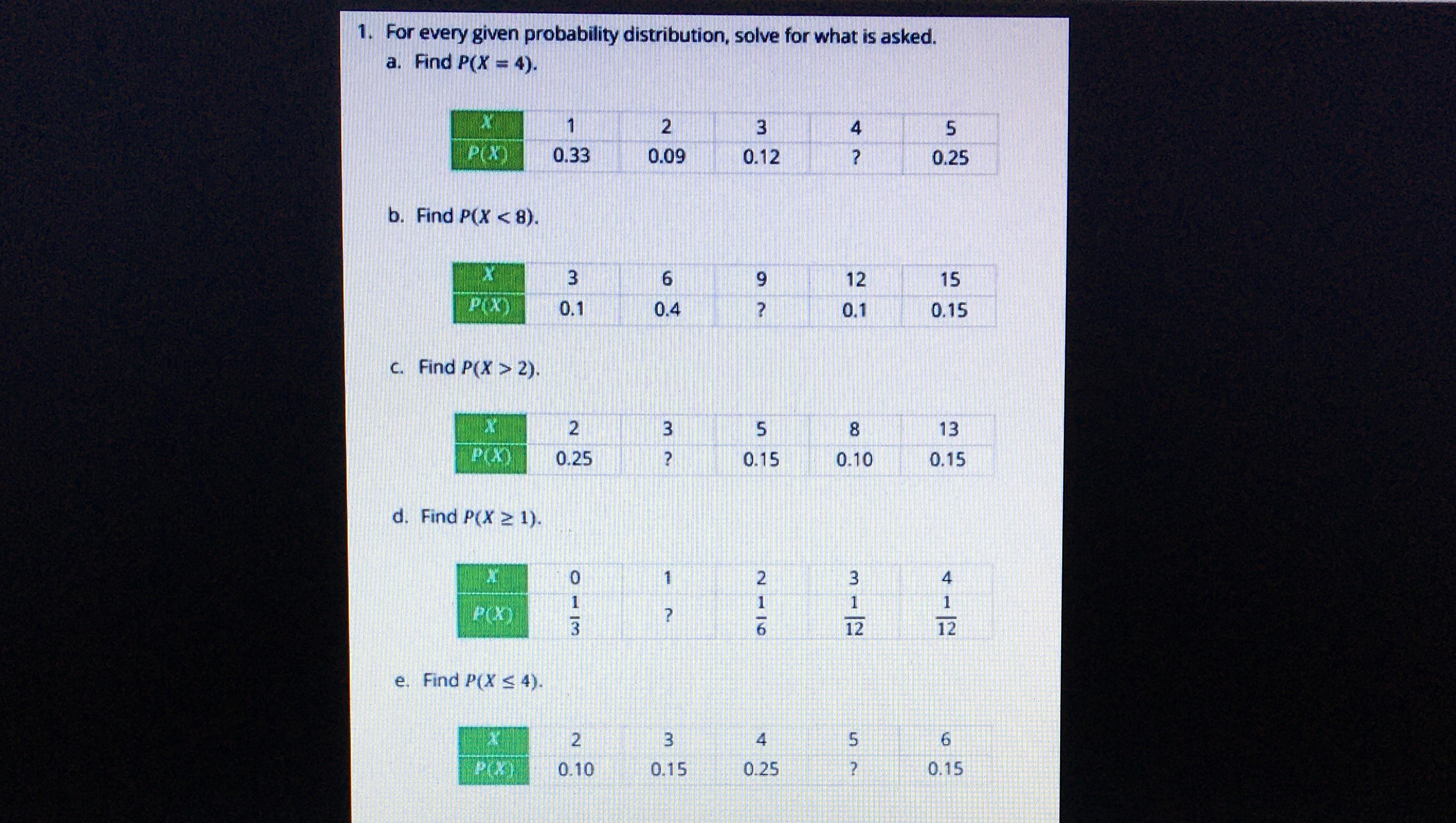 Give the CORRECT Answers and show COMPLETE Solution. Please, if you could,