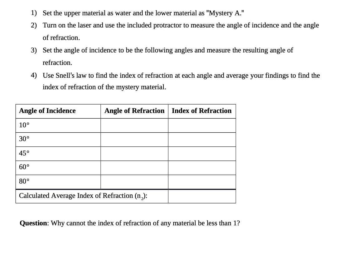 1) Set the upper material as water and the lower material