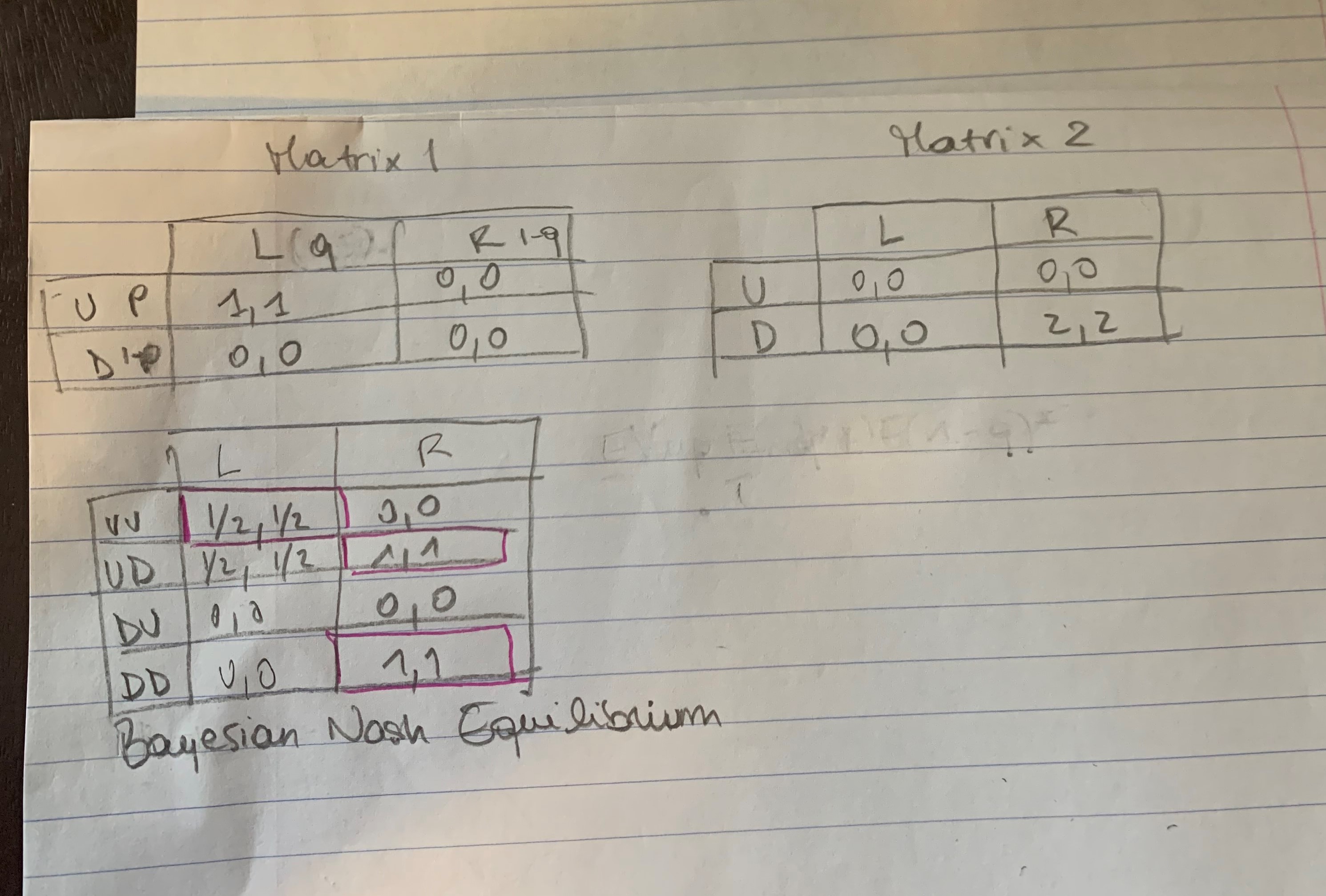 Find the Expected Value (EV). Show your workSolve the game using at