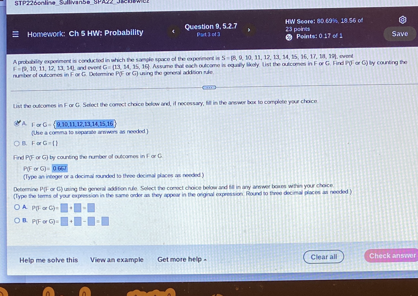 It's either a or B it cannot be both and please type