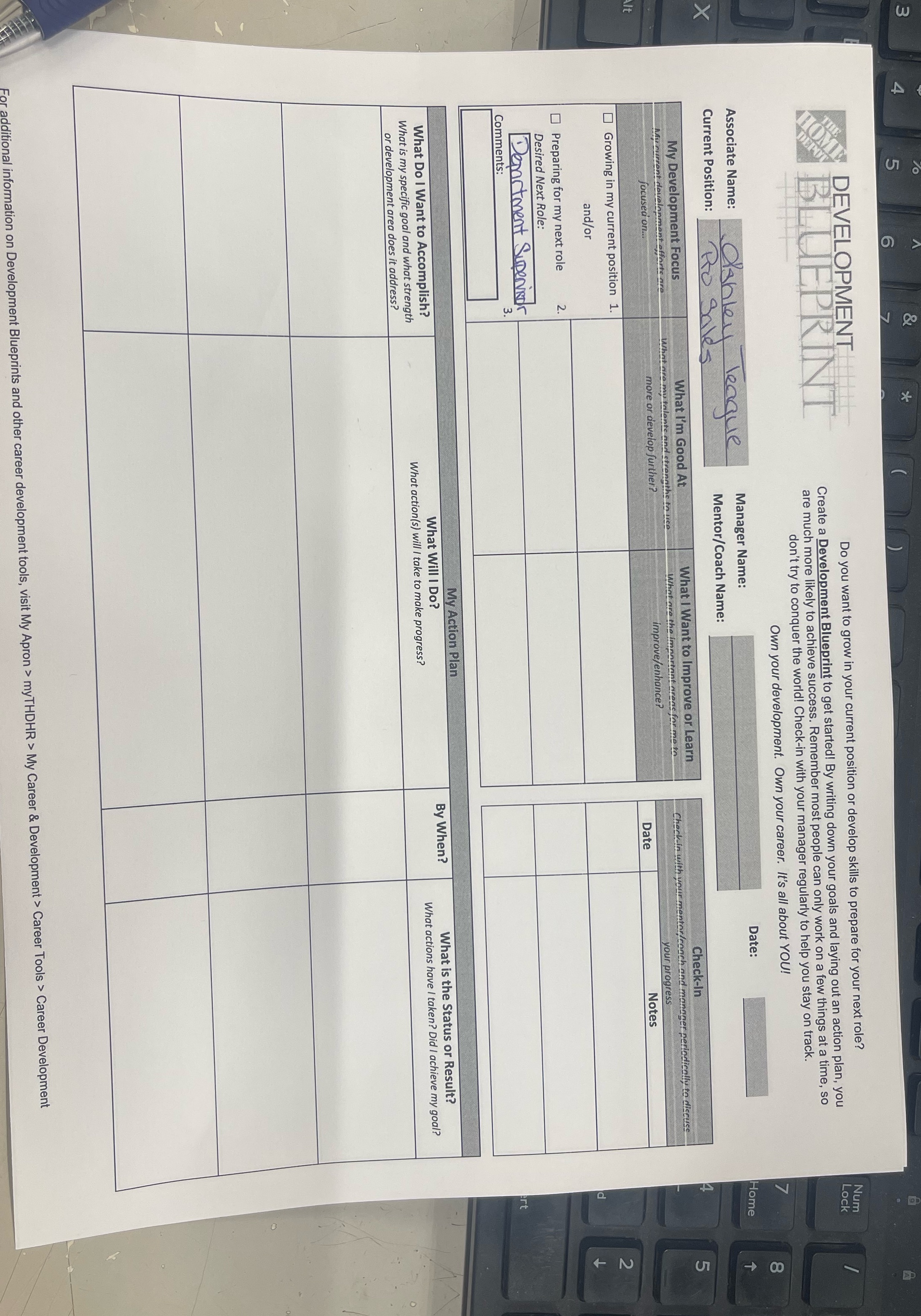  LO DEVELOPMENT Do you want to grow in your current position