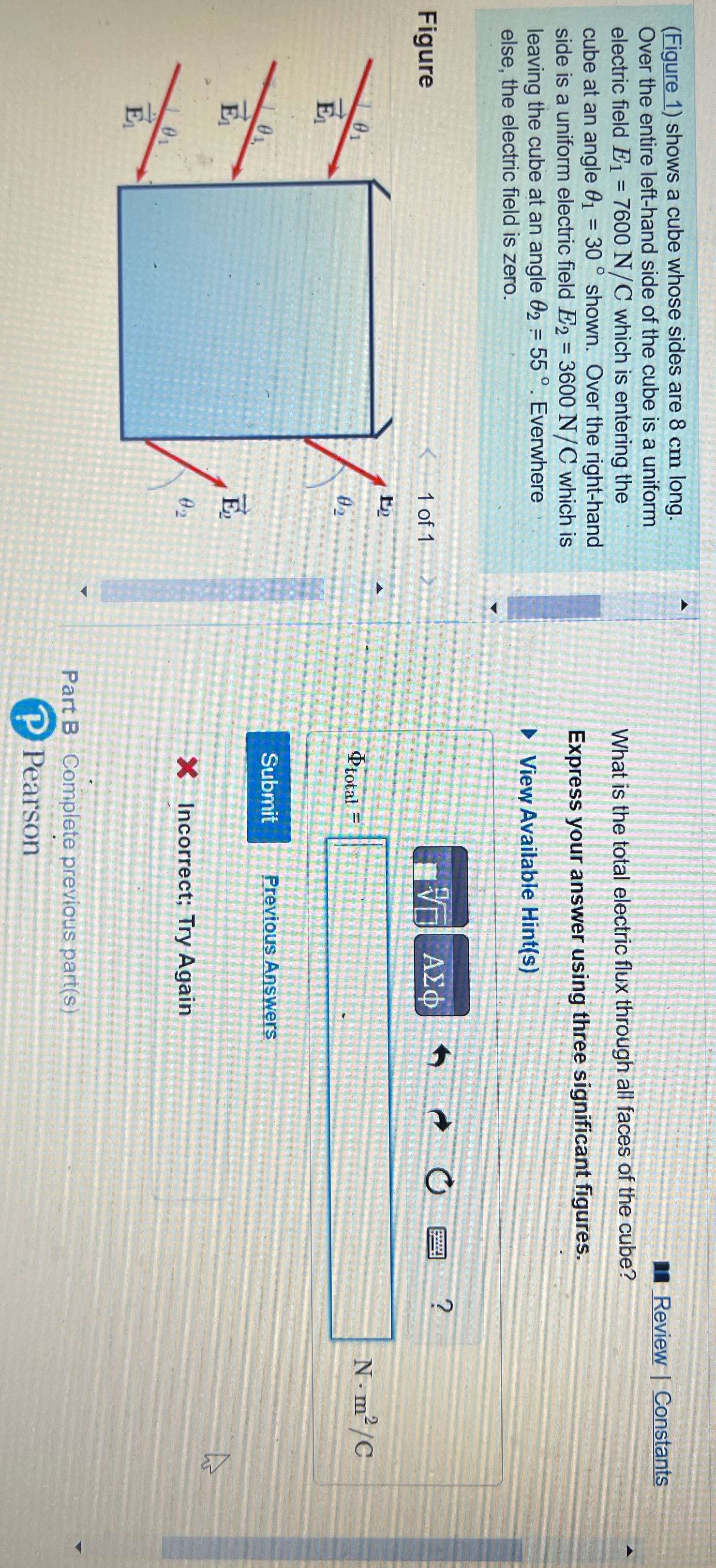  (Figure 1) shows a cube whose sides are 8 cm long.
