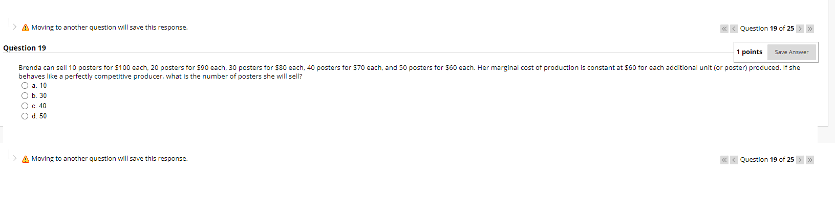  A Moving to another question will save this response. > Question