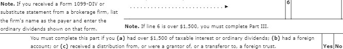 Note. If you received a Form 1099-DIV or substitute statement from