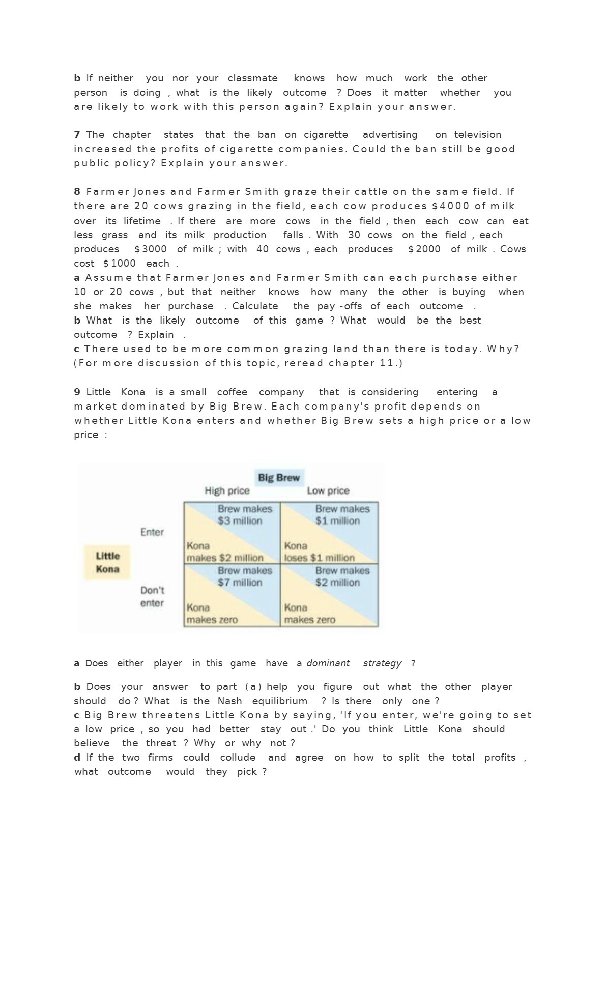 b If neither you nor your classmate knows how much work