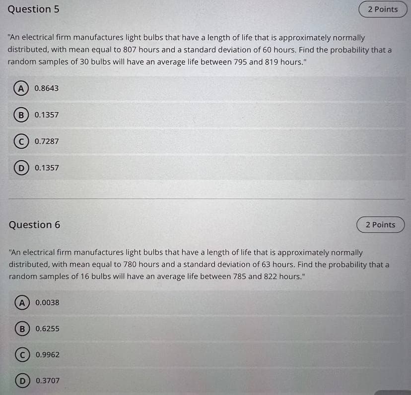 population, and the mean of each sample is determined. What is the