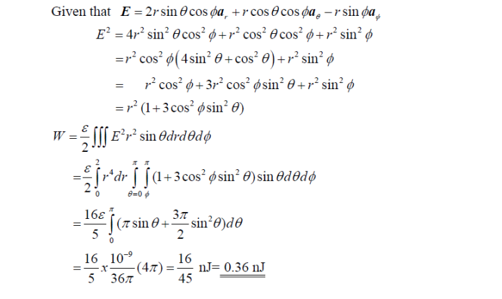 explain the following solution step by step please: Given that E =