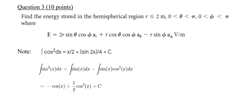 2rsin Ocos da, + rcosecosda, -r sin da E' = 473 sin?
