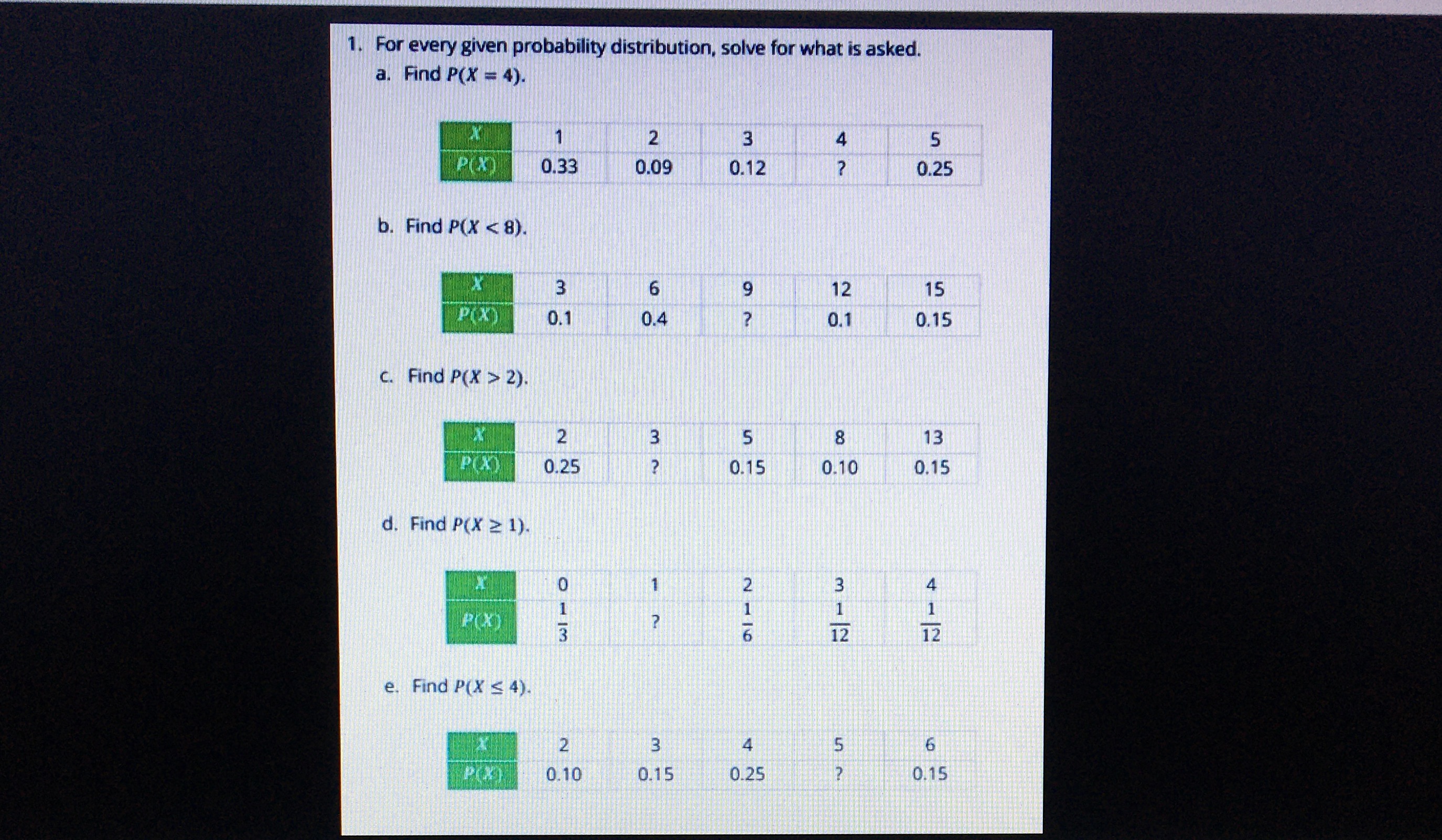 Give the CORRECT Answers and show COMPLETE Solution. Please, if you could,