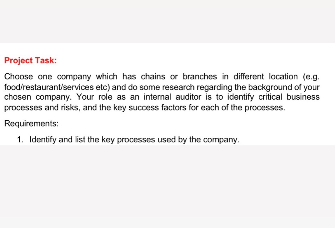 Write about (fly emirates). Project Task: Choose one company which has chains