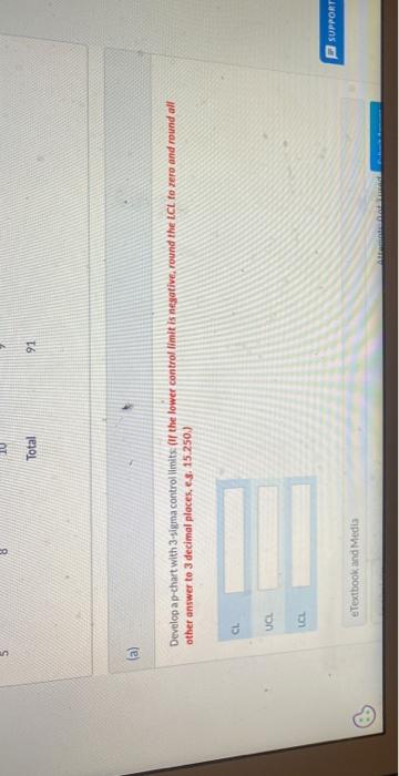  Develop a p-chart with 3 -signa control limits, (If the lower