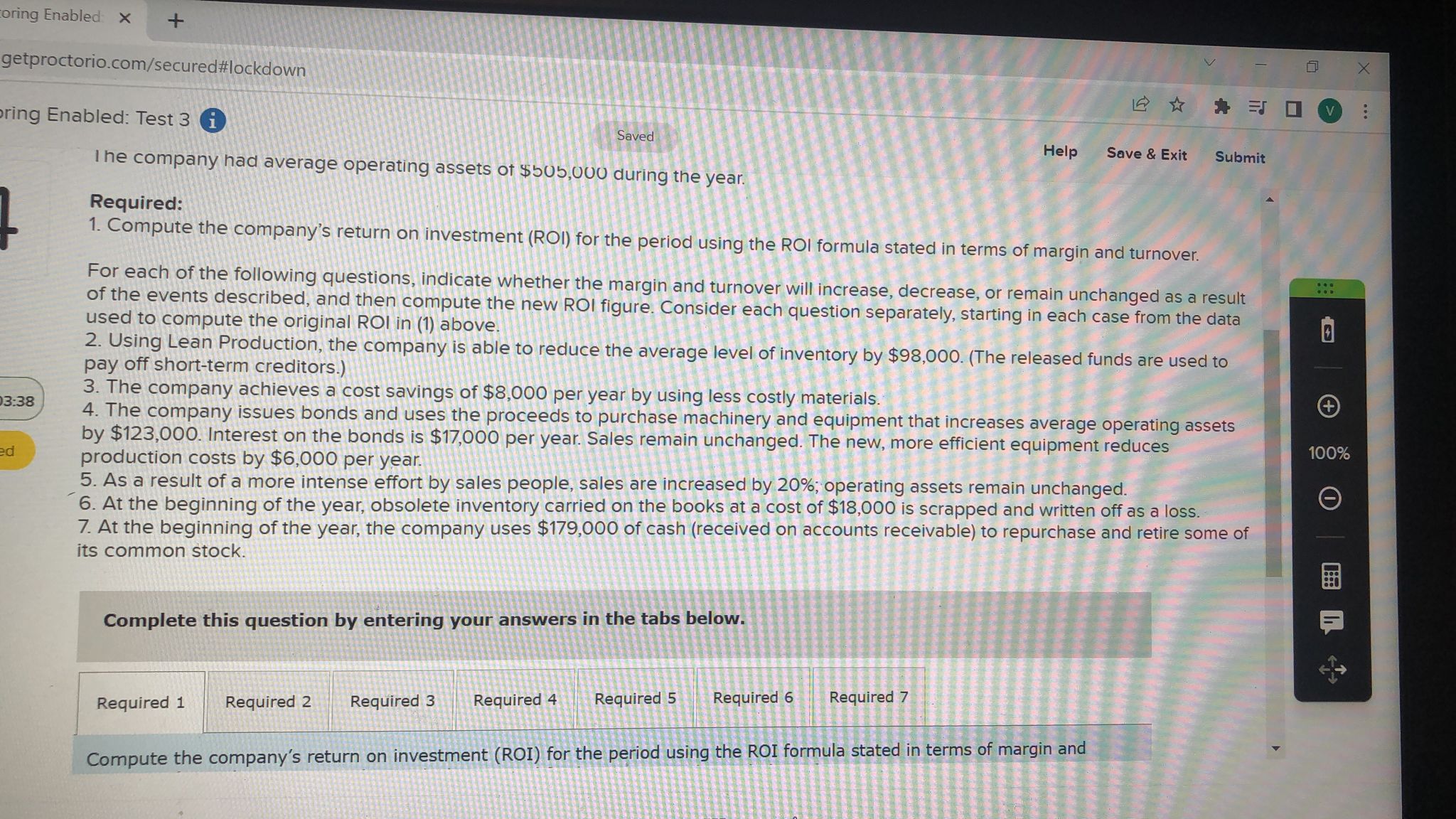 & Exit Submit The contribution format income statement for Huerra Company for