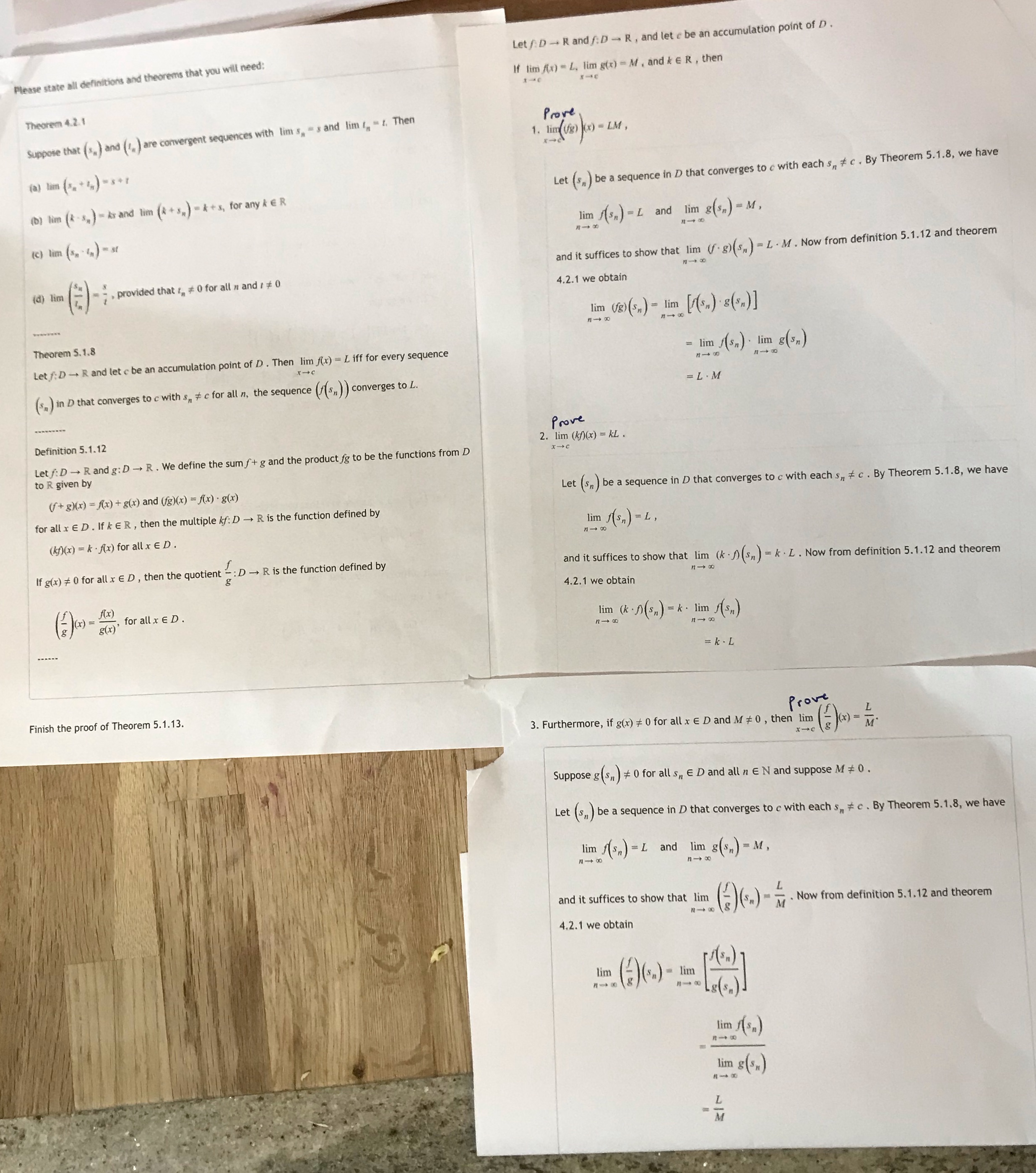 Could someone please check my work Let /: D - R and