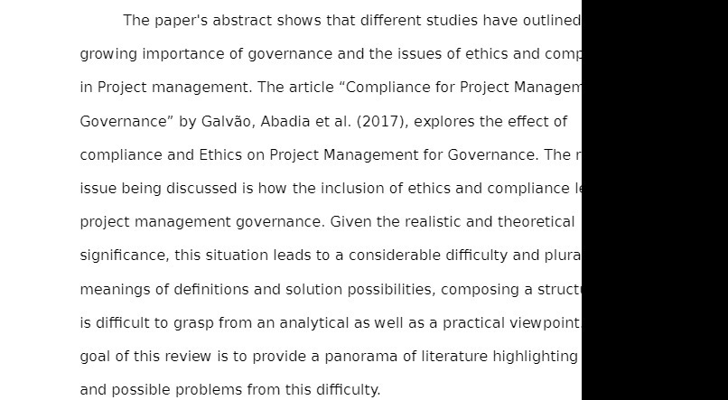 The paper's abstract shows that different studies have outlined growing importance