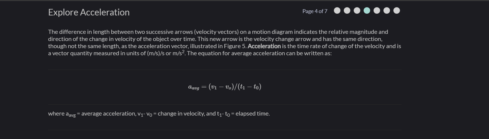 Pageiot? ....... Explore Acceleration The difference in length between two successive